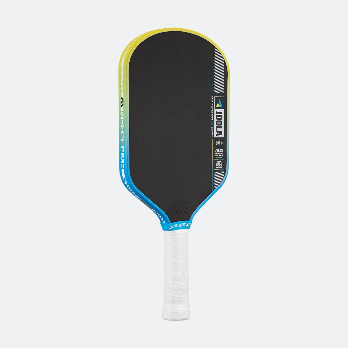 JOOLA Hyperion Pro IV 16mm Pickleball Paddle - Tropical Blue/Yellow