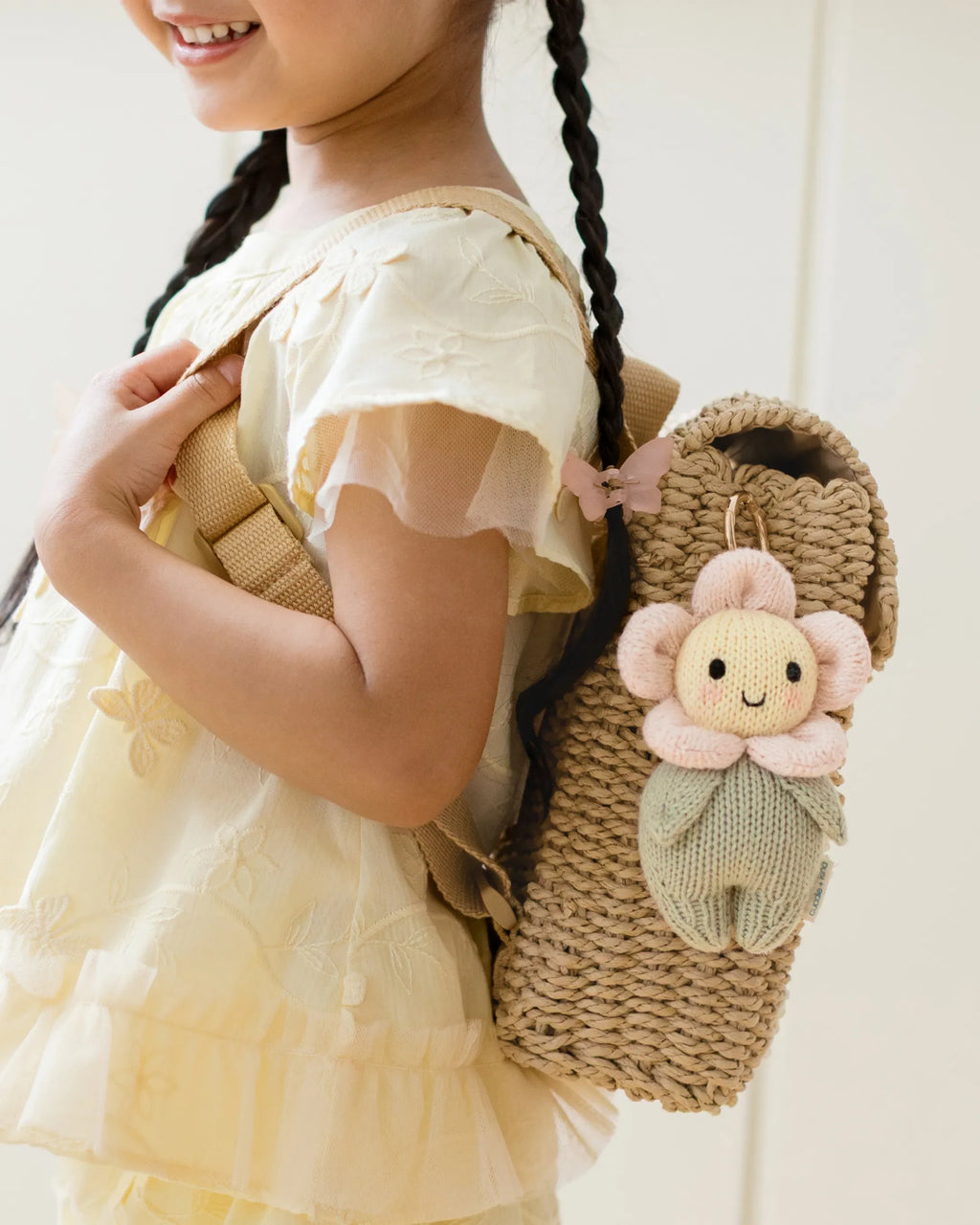 Baby daisy bag charm