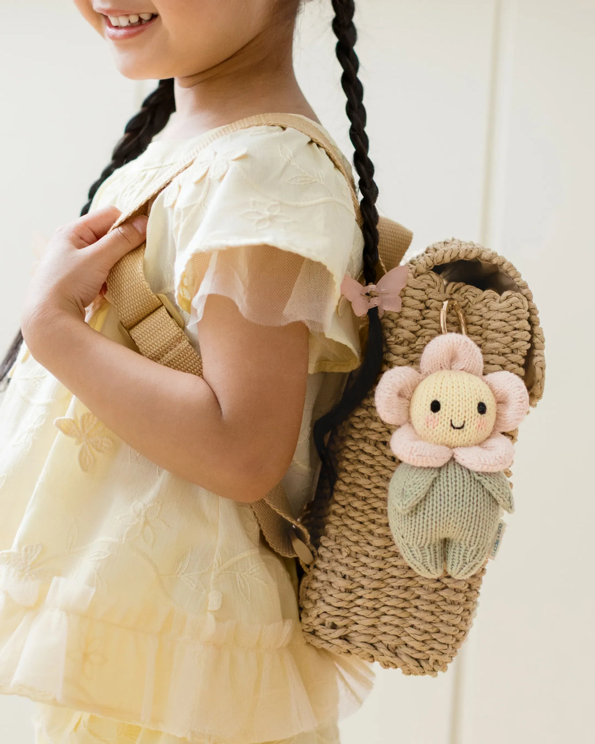 Baby daisy bag charm