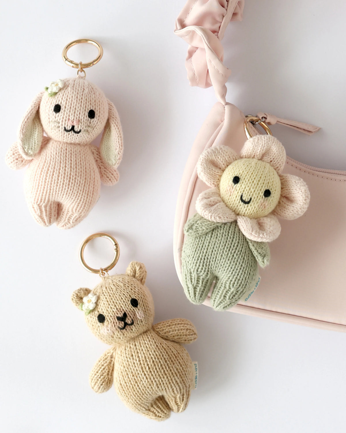 Baby daisy bag charm