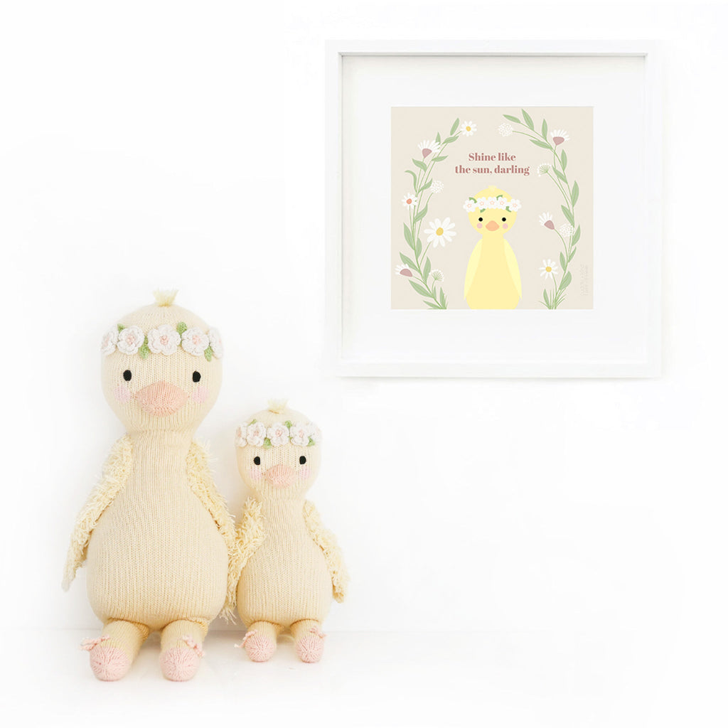 Flora the duckling (mauve)