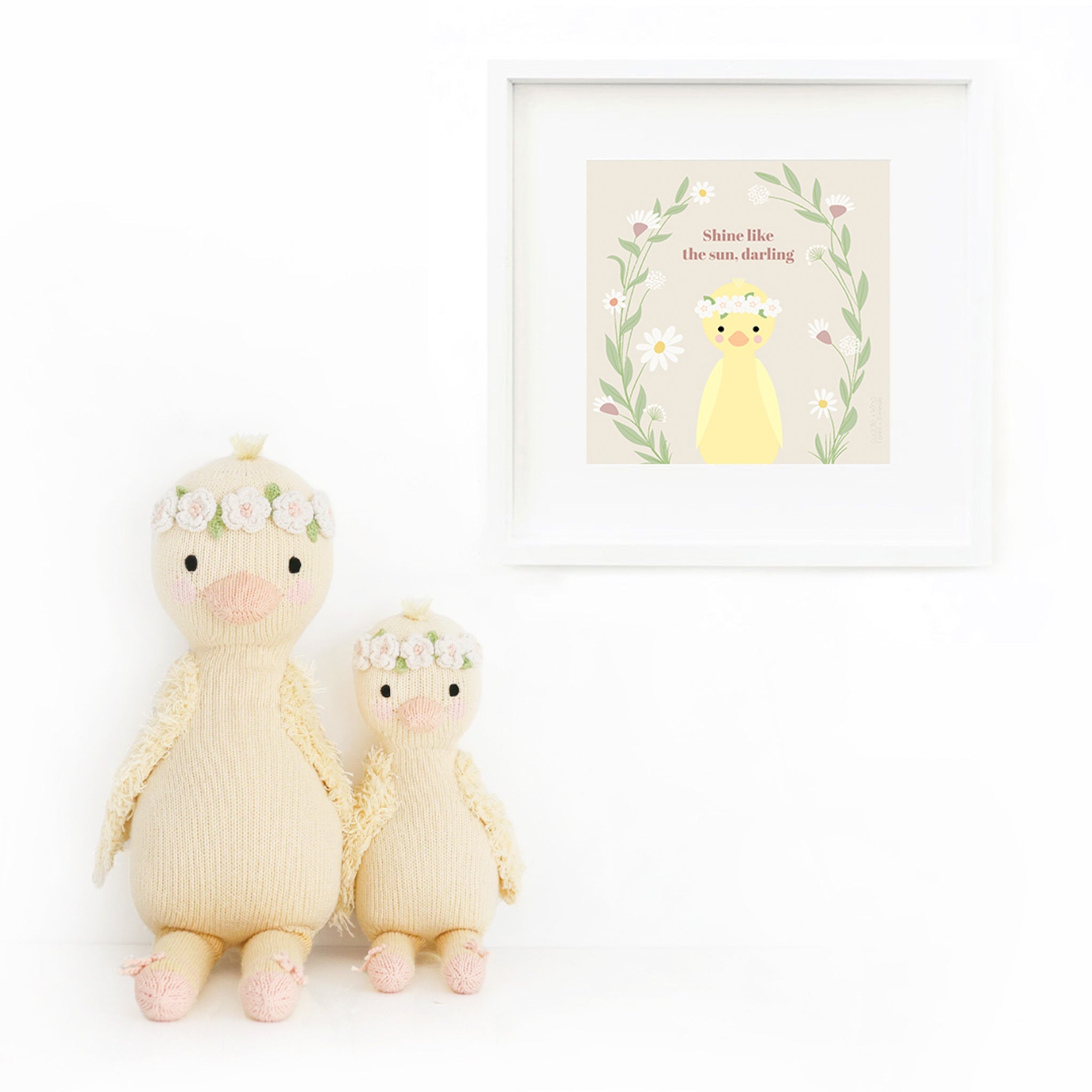 Flora the duckling (mauve)