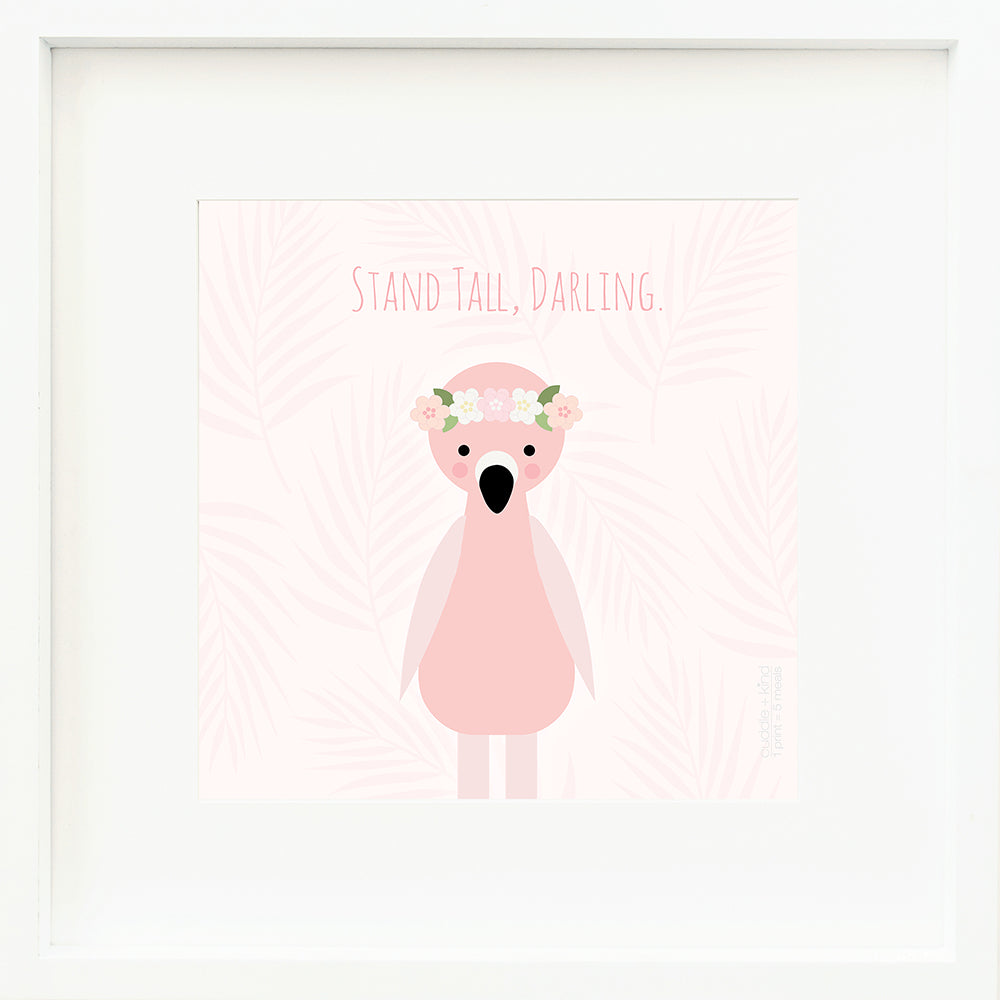 Penelope the flamingo