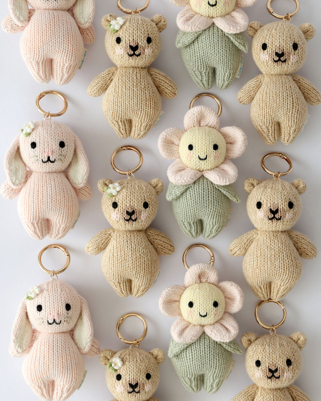 Baby honey bear bag charm