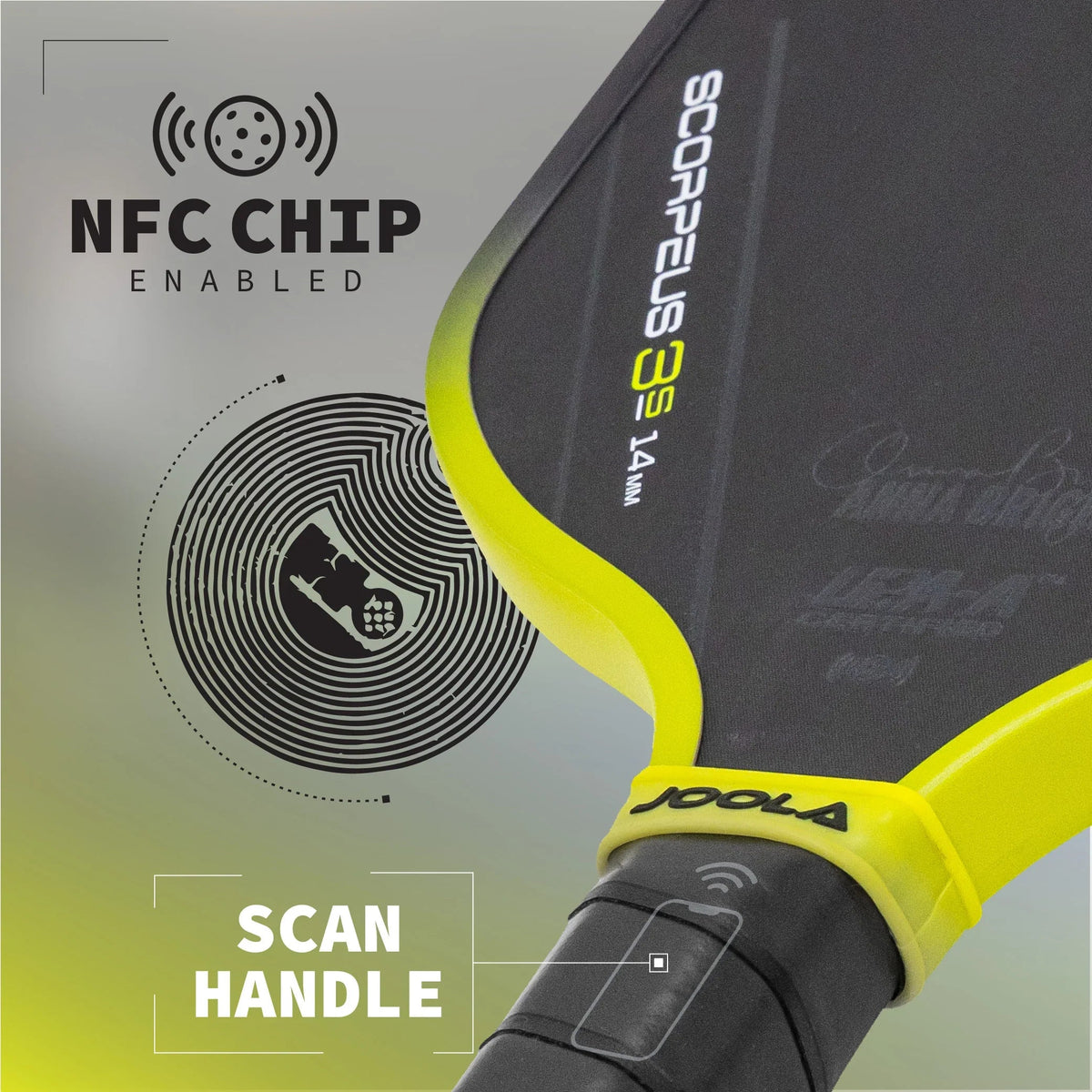 JOOLA Scorpeus 3S 14mm Pickleball Paddle