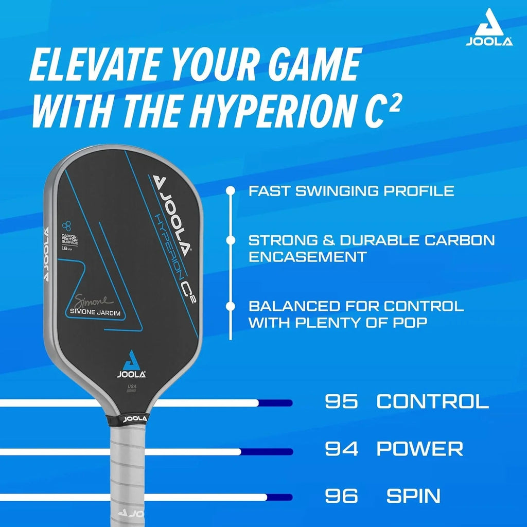 JOOLA Simone Jardim Hyperion C2 CFS 14 Pickleball Paddle