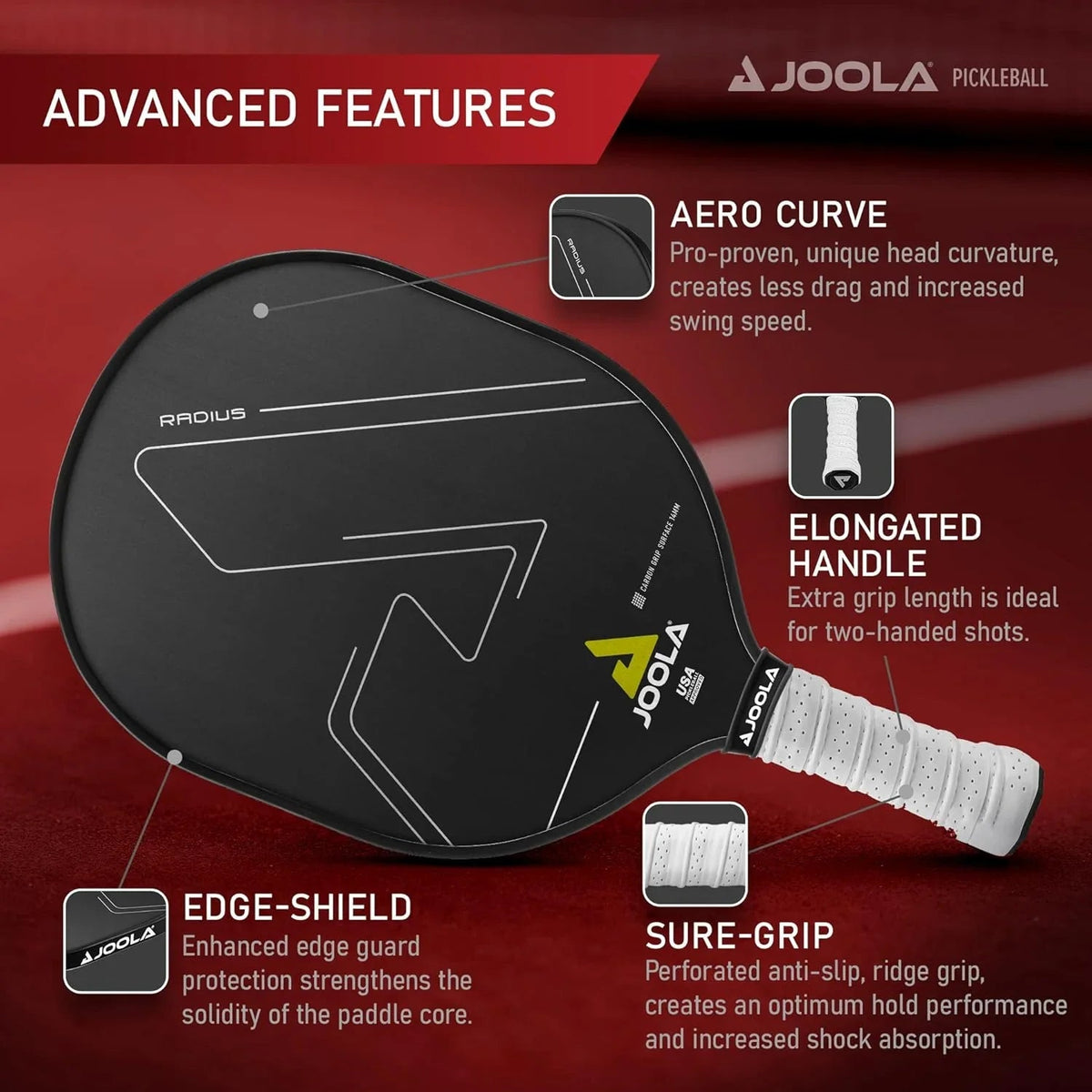JOOLA Radius CGS 14 Pickleball Paddle