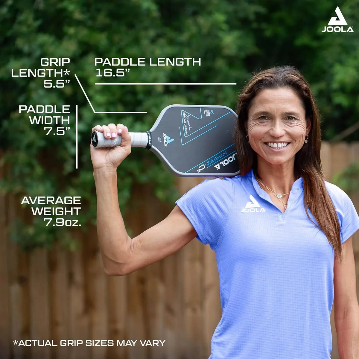 JOOLA Simone Jardim Hyperion C2 CFS 14 Pickleball Paddle