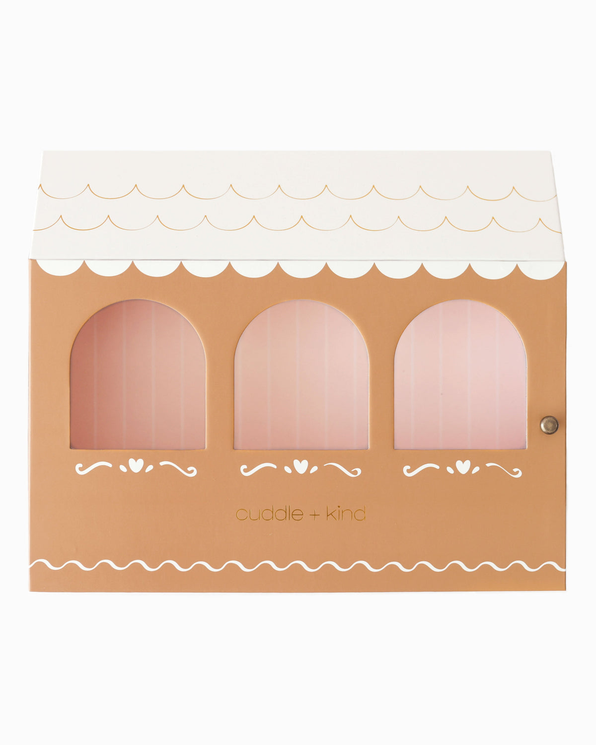 Blush Christmas Gingerbread House