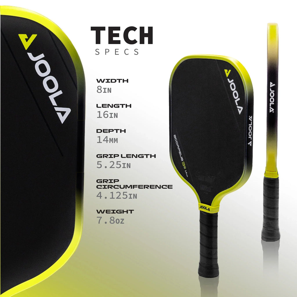 JOOLA Scorpeus 3S 14mm Pickleball Paddle