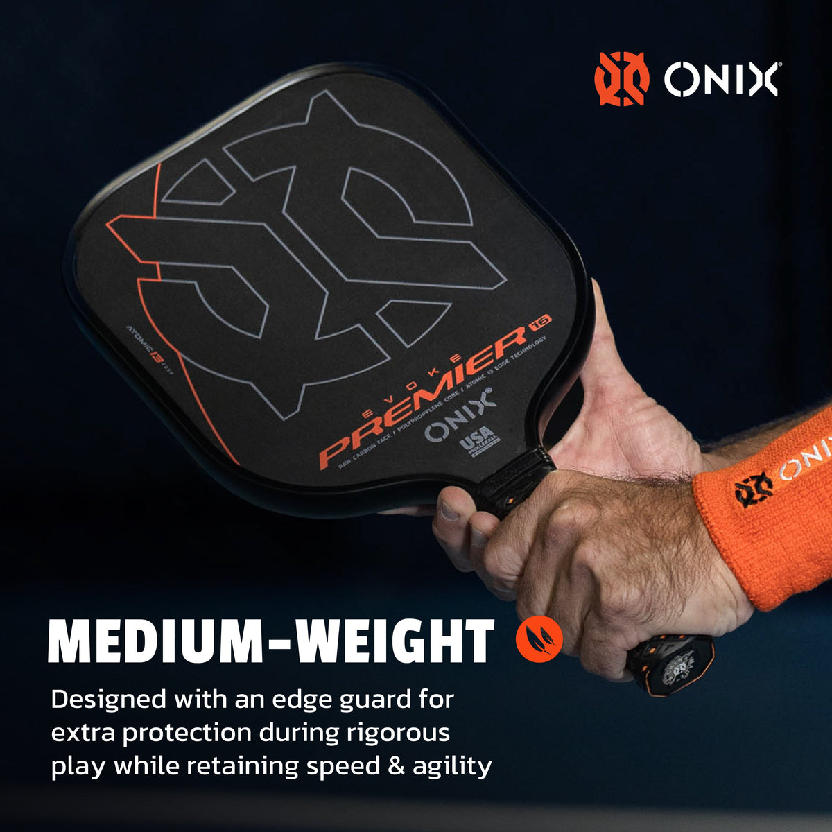 Evoke Premier Raw Carbon Pickleball Paddle