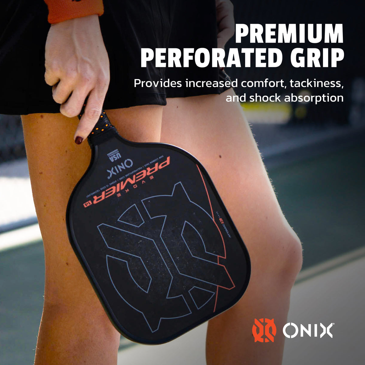 Evoke Premier Raw Carbon Pickleball Paddle