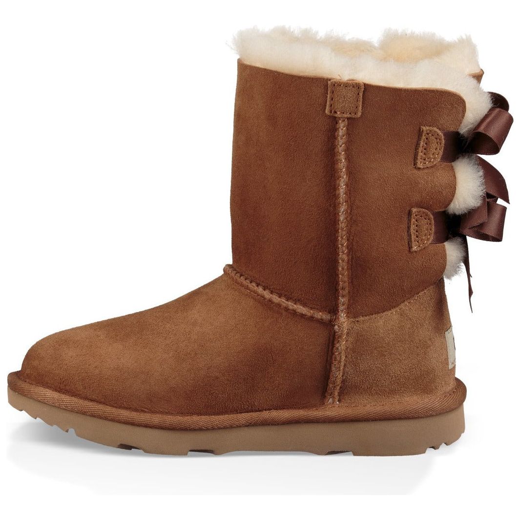 UGG Kid's Bailey Bow II in Chestnut