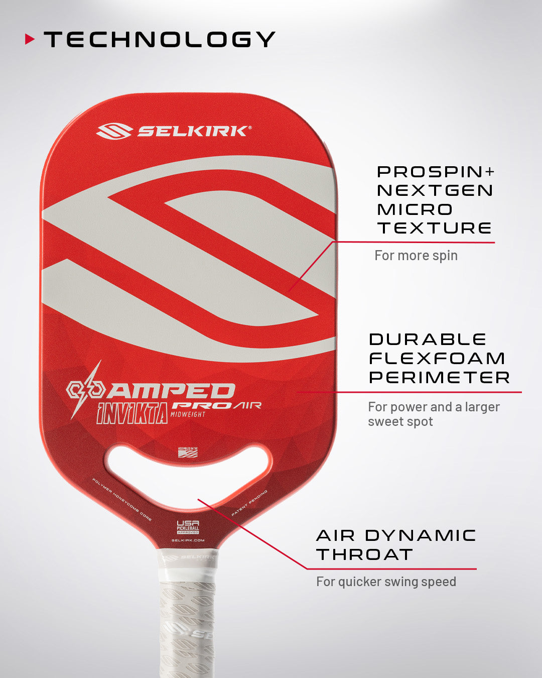 Selkirk AMPED Pro Air - Epic - Pickleball Paddle