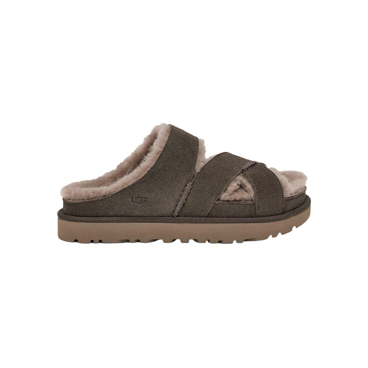 UGG Women's Greenport Slide in Dense Smoke