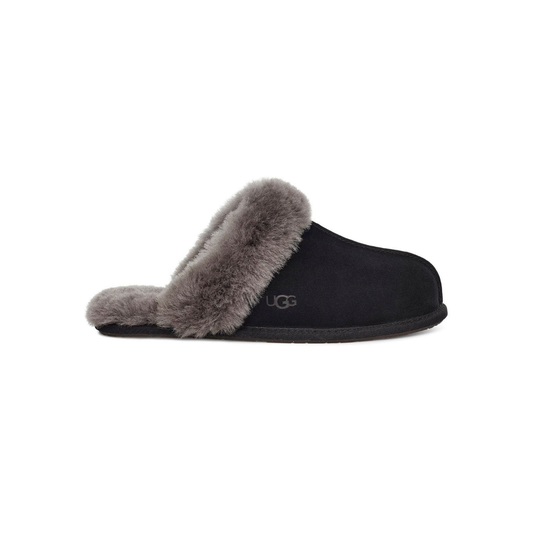 UGG Women's Scuffette II Slipper in Black Grey