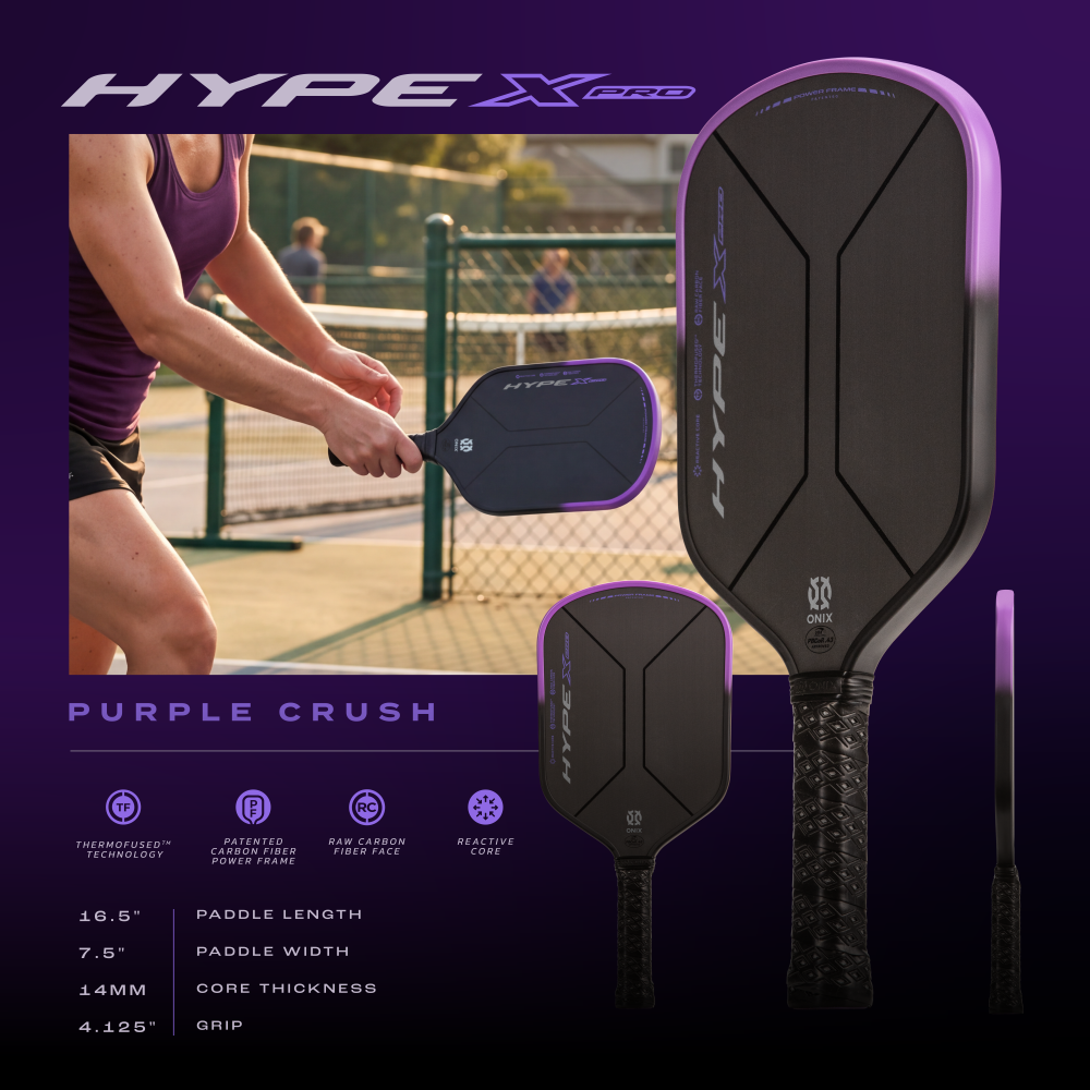 Hype X Pro Raw Carbon Pickleball Paddle