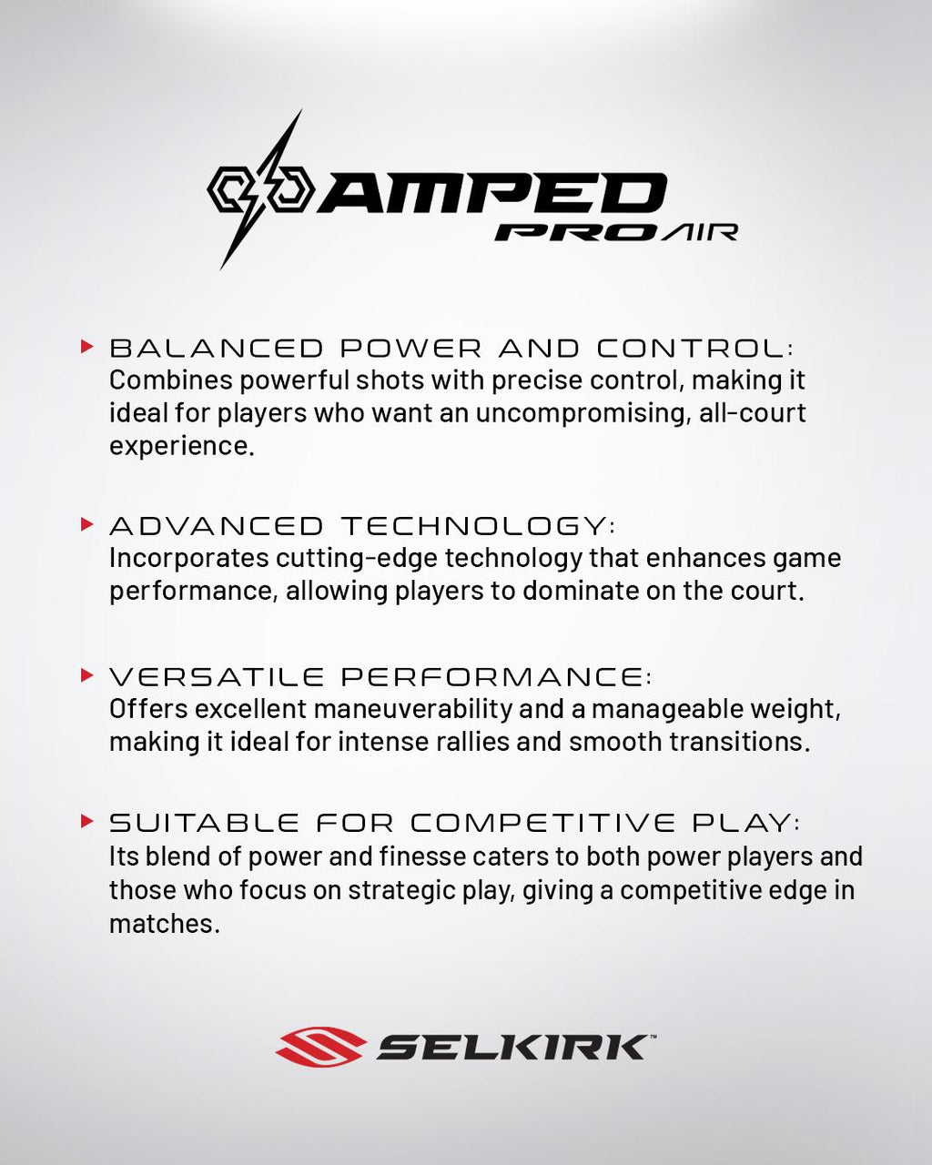 Selkirk AMPED Pro Air - Invikta - Pickleball Paddle