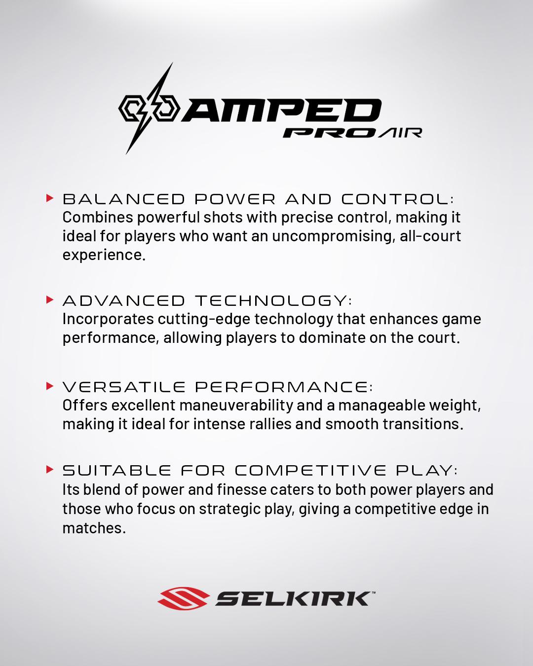 Selkirk AMPED Pro Air - Invikta - Pickleball Paddle
