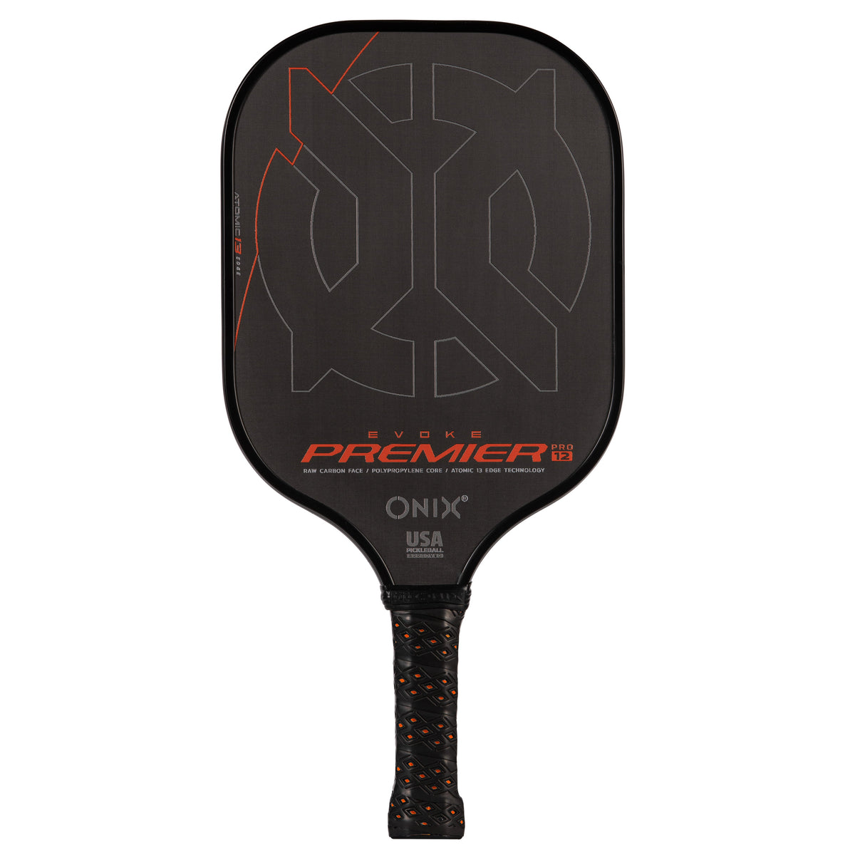 Evoke Premier Raw Carbon Pickleball Paddle
