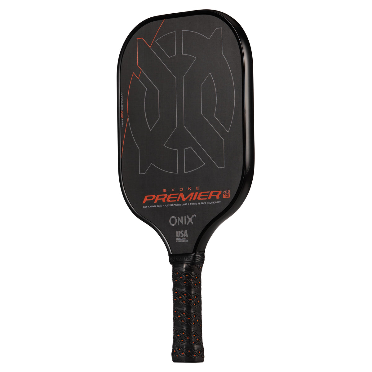 Evoke Premier Raw Carbon Pickleball Paddle