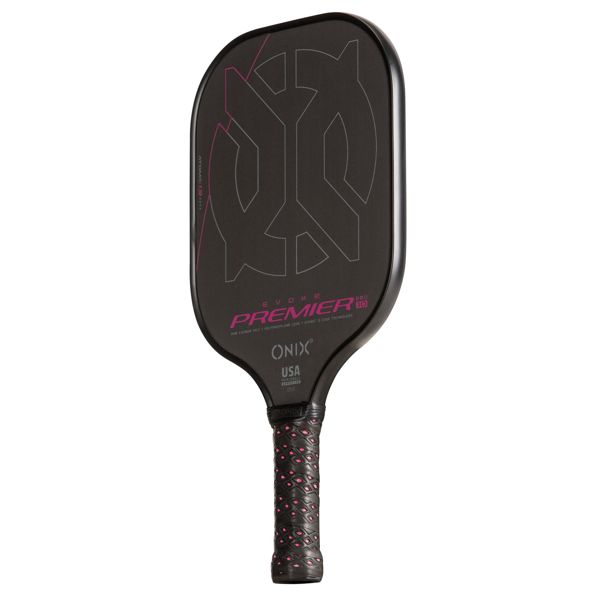Evoke Premier Raw Carbon Pickleball Paddle
