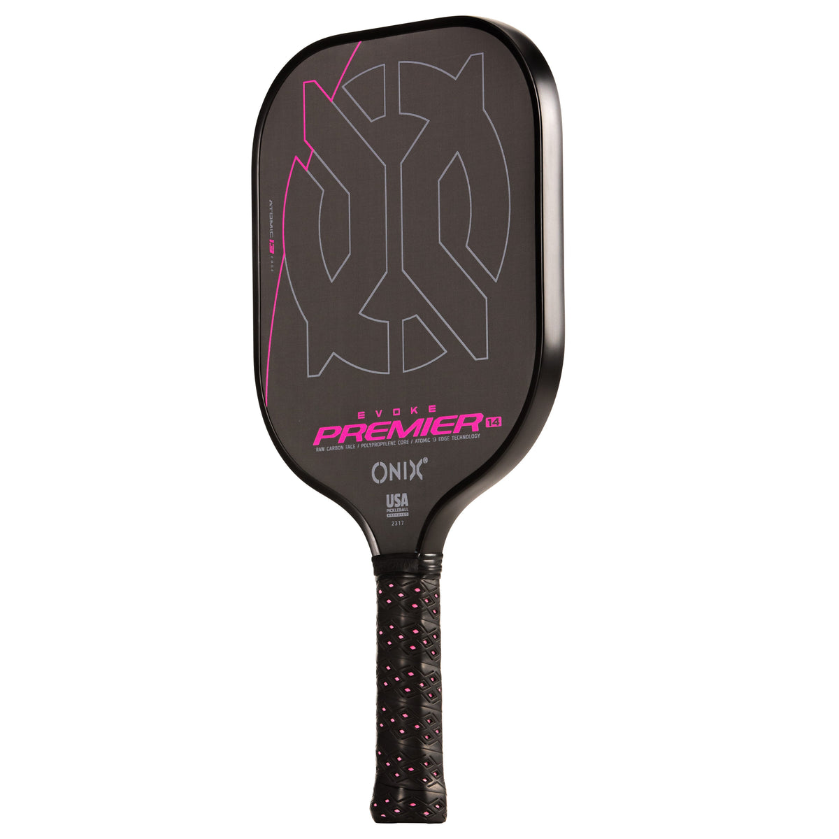 Evoke Premier Raw Carbon Pickleball Paddle