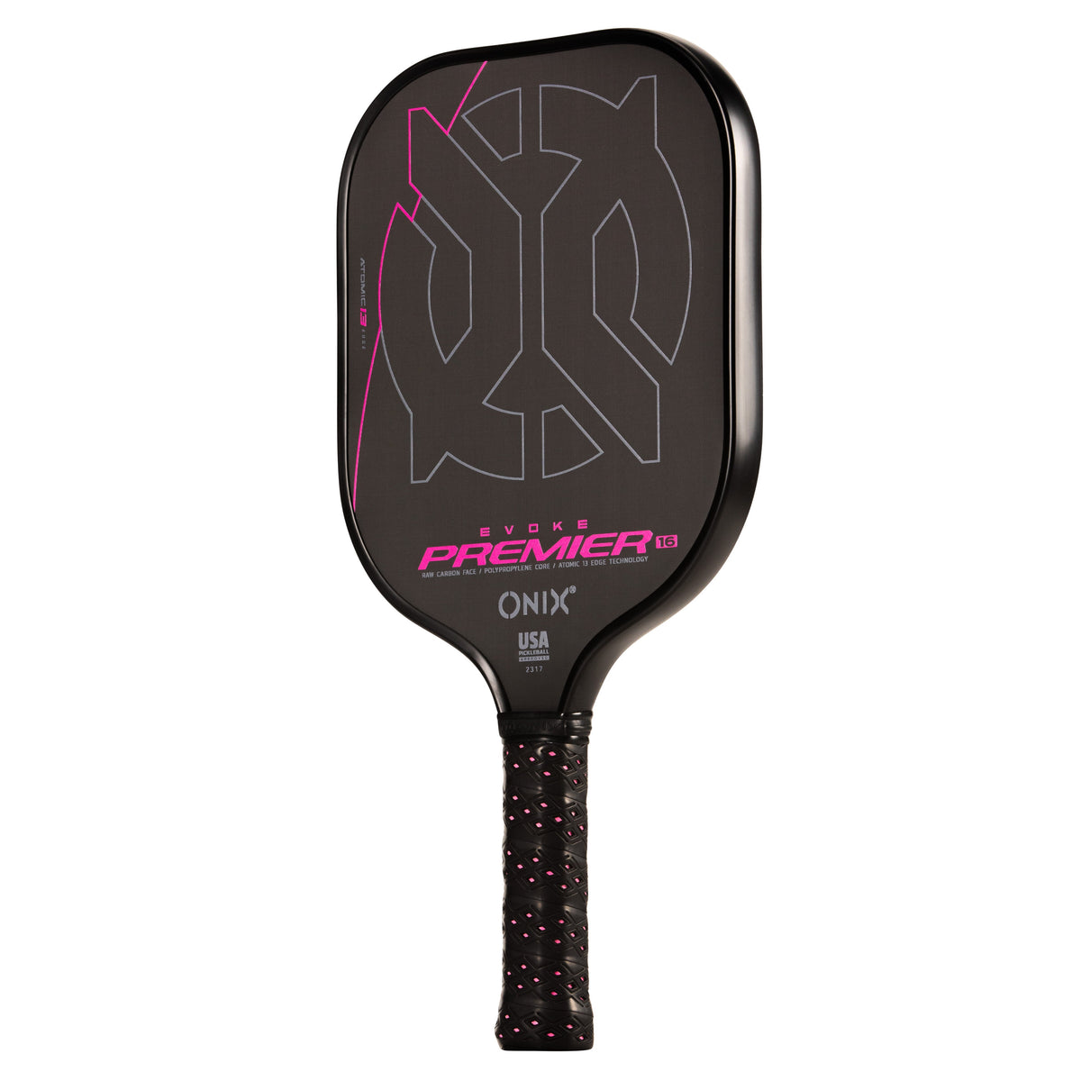 Evoke Premier Raw Carbon Pickleball Paddle