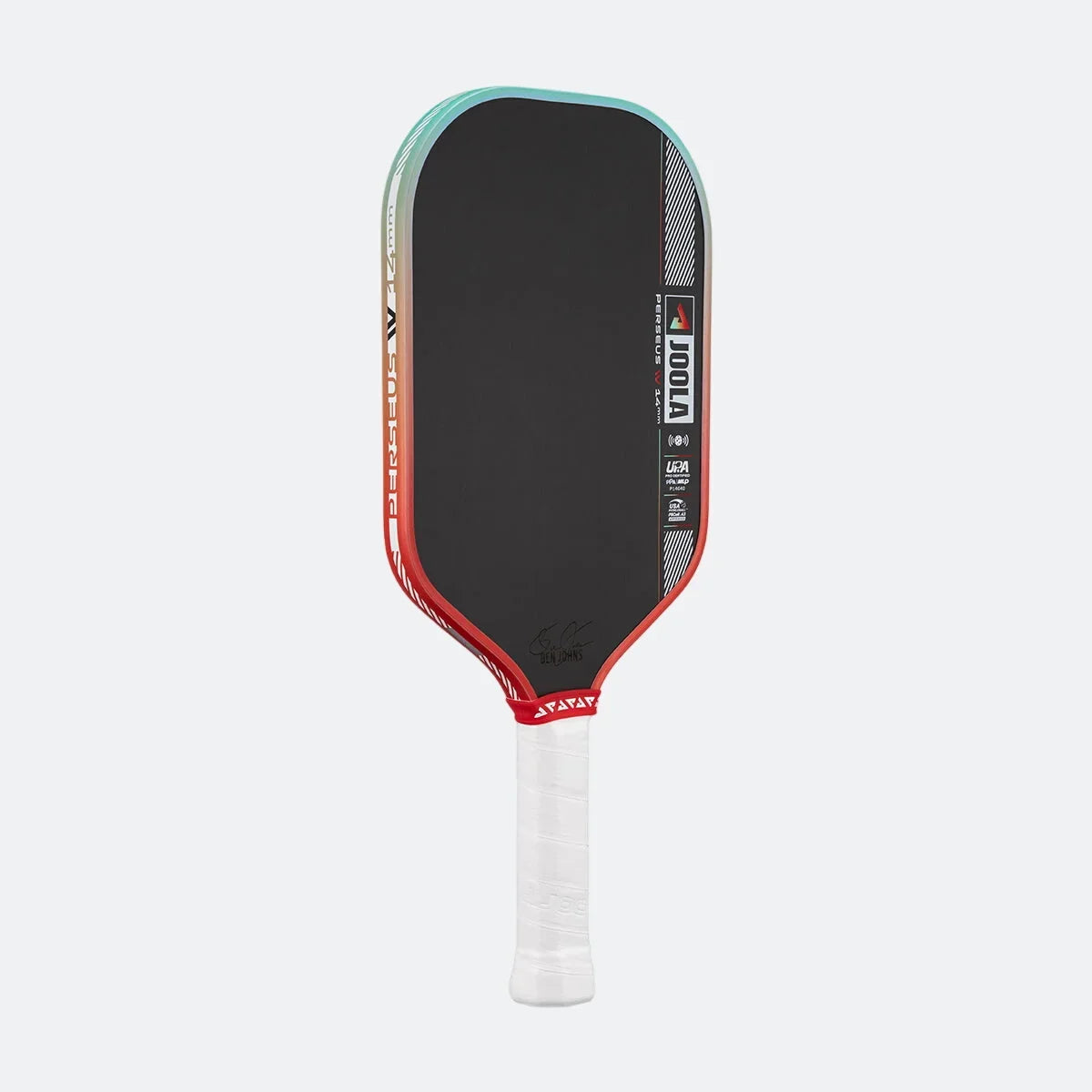 JOOLA Perseus Pro IV 14mm Pickleball Paddle - Tropical Red/Green