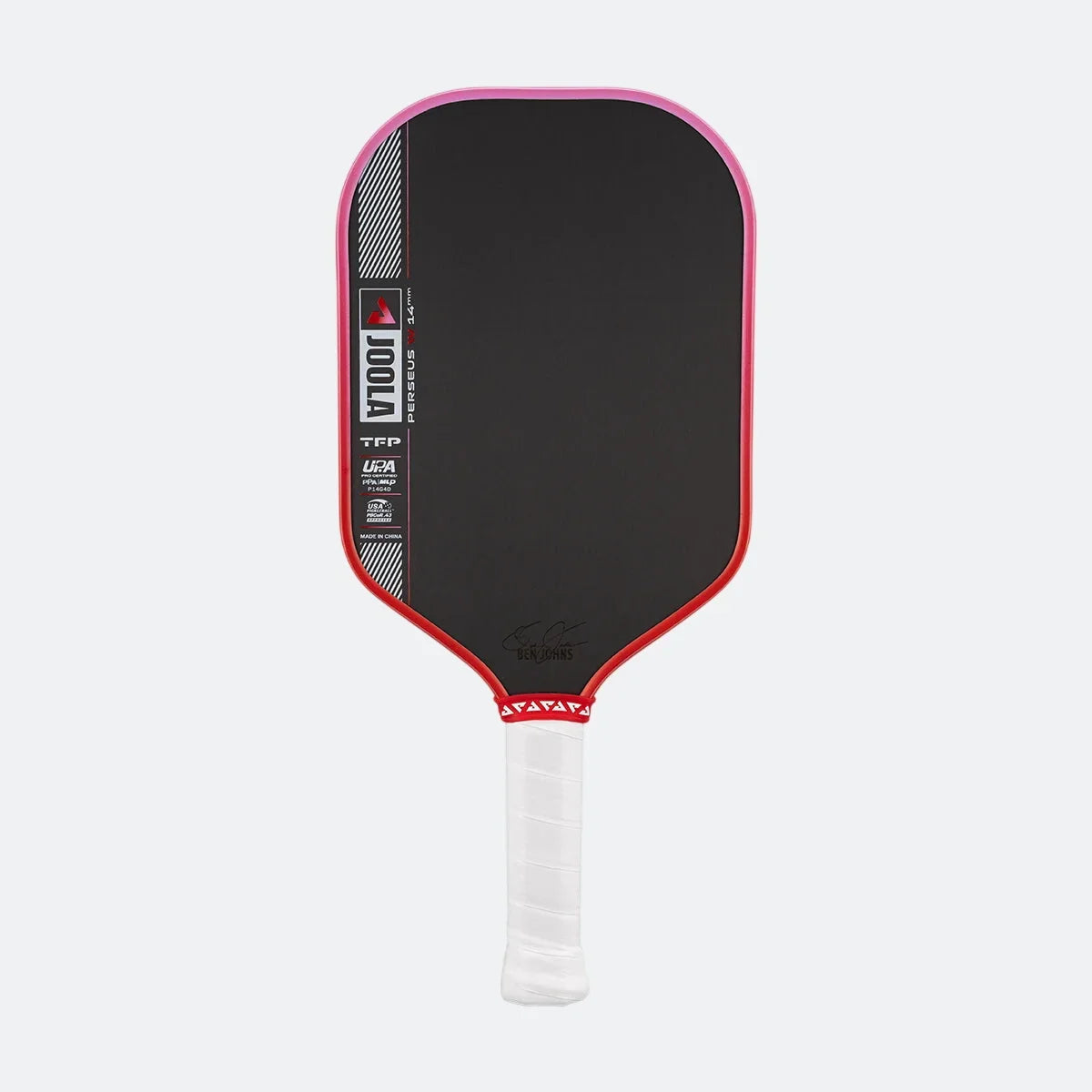 JOOLA Perseus Pro IV 14mm Pickleball Paddle - Tropical Red/Pink