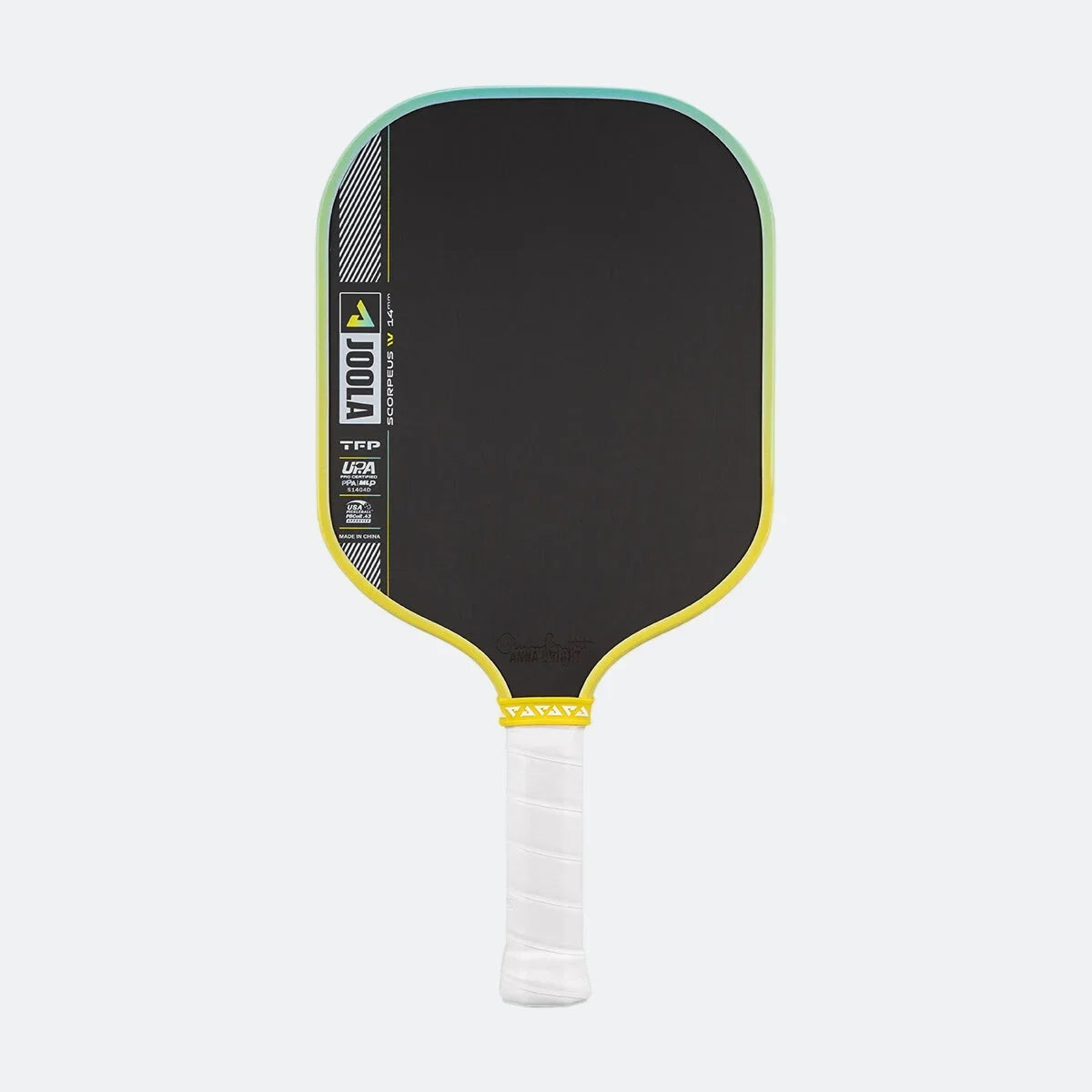 JOOLA Scorpeus Pro IV 14mm Pickleball Paddle - Tropical Yellow/Green