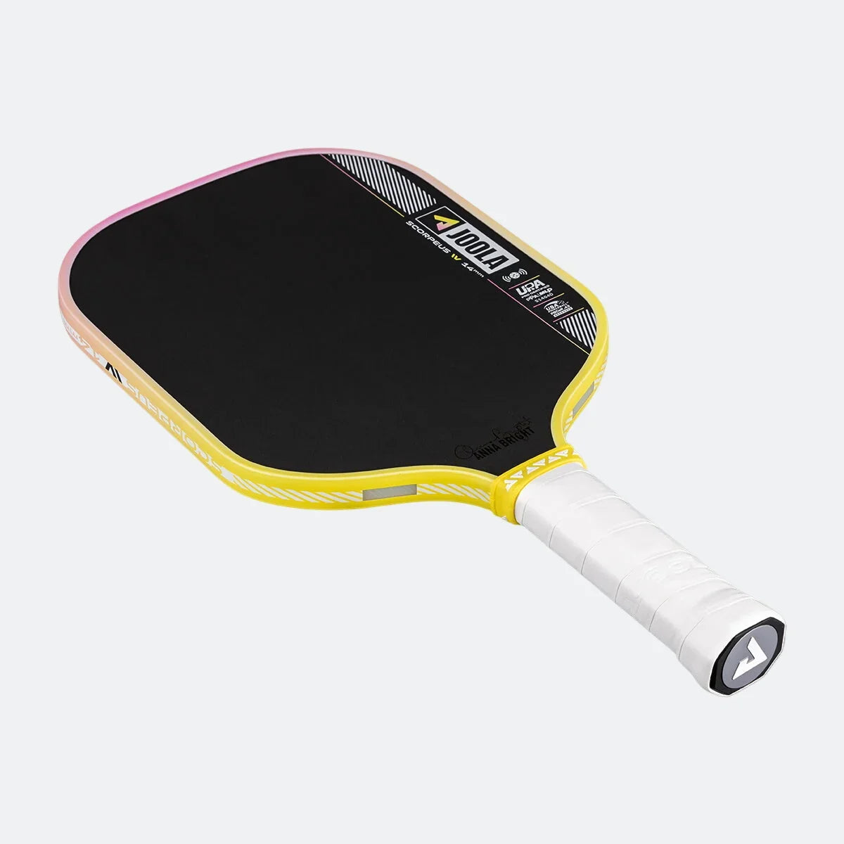 JOOLA Scorpeus Pro IV 14mm Pickleball Paddle - Tropical Yellow/Pink