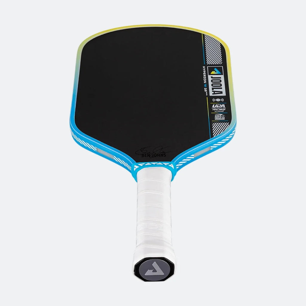 JOOLA Hyperion Pro IV 16mm Pickleball Paddle - Tropical Blue/Yellow