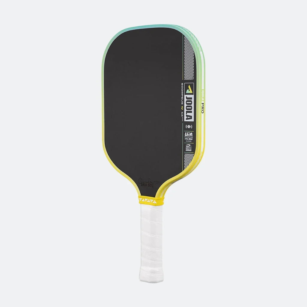 JOOLA Scorpeus Pro IV 14mm Pickleball Paddle - Tropical Yellow/Green