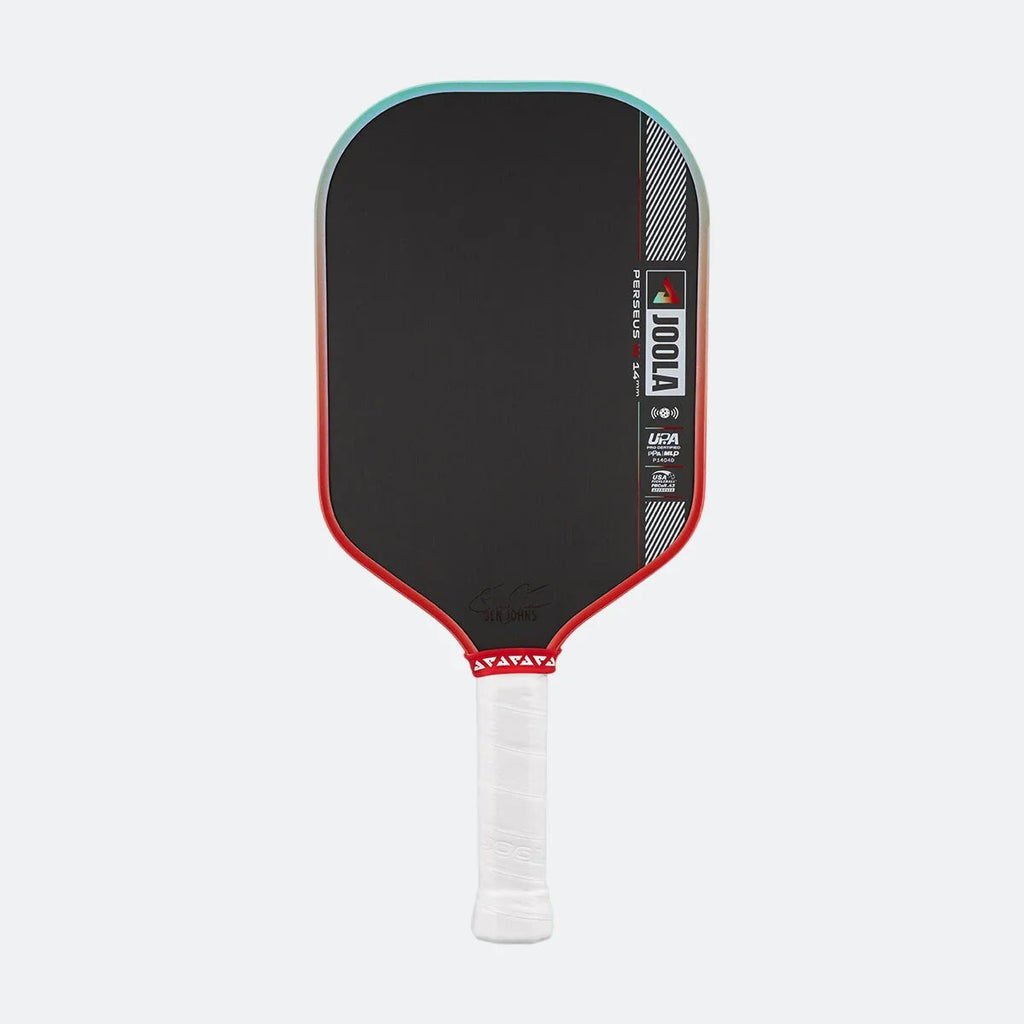 JOOLA Perseus Pro IV 14mm Pickleball Paddle - Tropical Red/Green