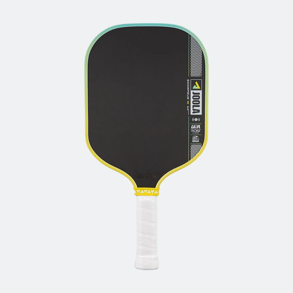 JOOLA Scorpeus Pro IV 14mm Pickleball Paddle - Tropical Yellow/Green