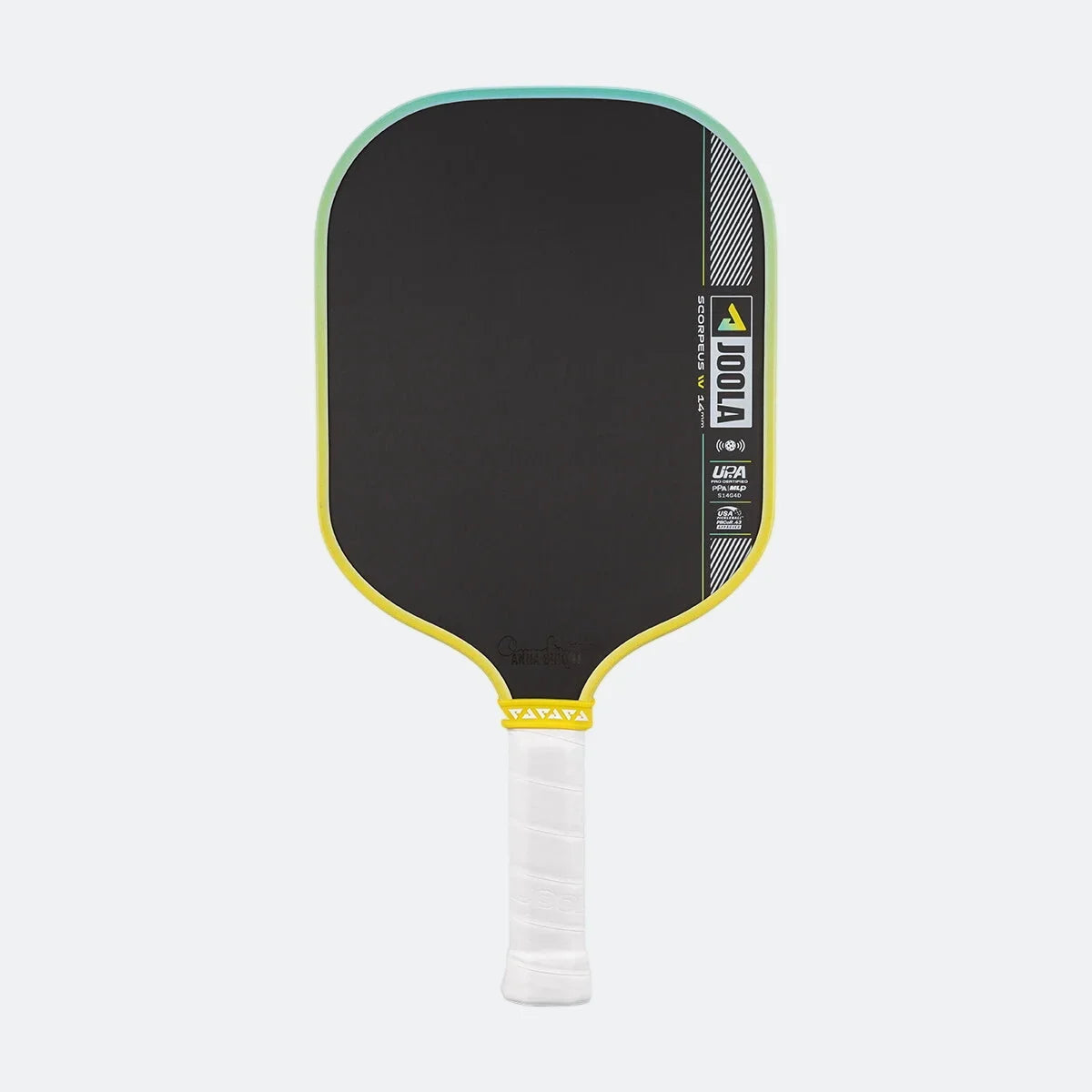 JOOLA Scorpeus Pro IV 14mm Pickleball Paddle - Tropical Yellow/Green