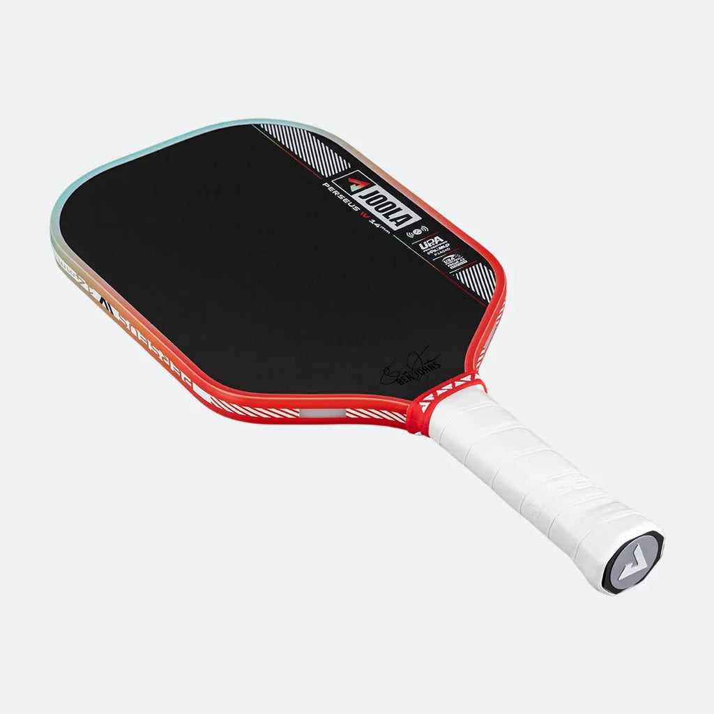 JOOLA Perseus Pro IV 14mm Pickleball Paddle - Tropical Red/Green
