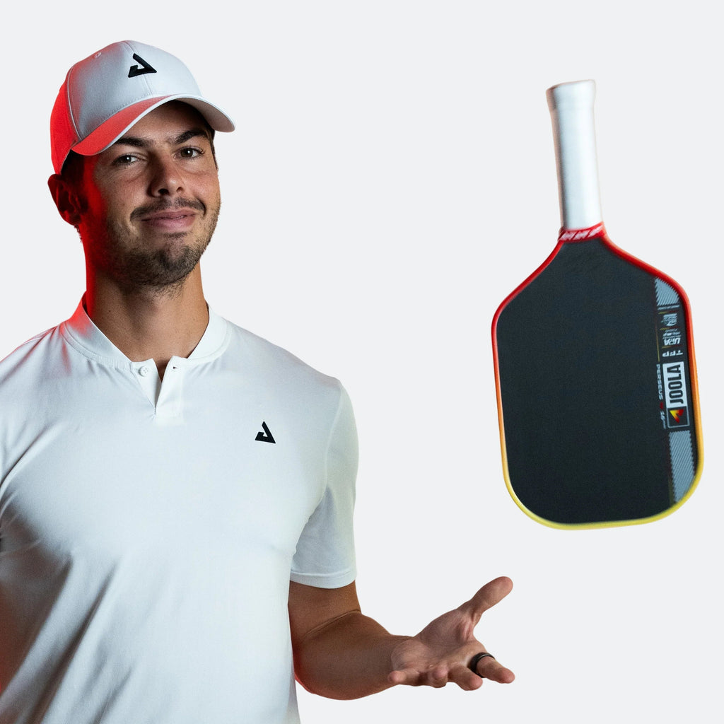 JOOLA Perseus Pro IV 16mm Pickleball Paddle - Tropical Red/Yellow
