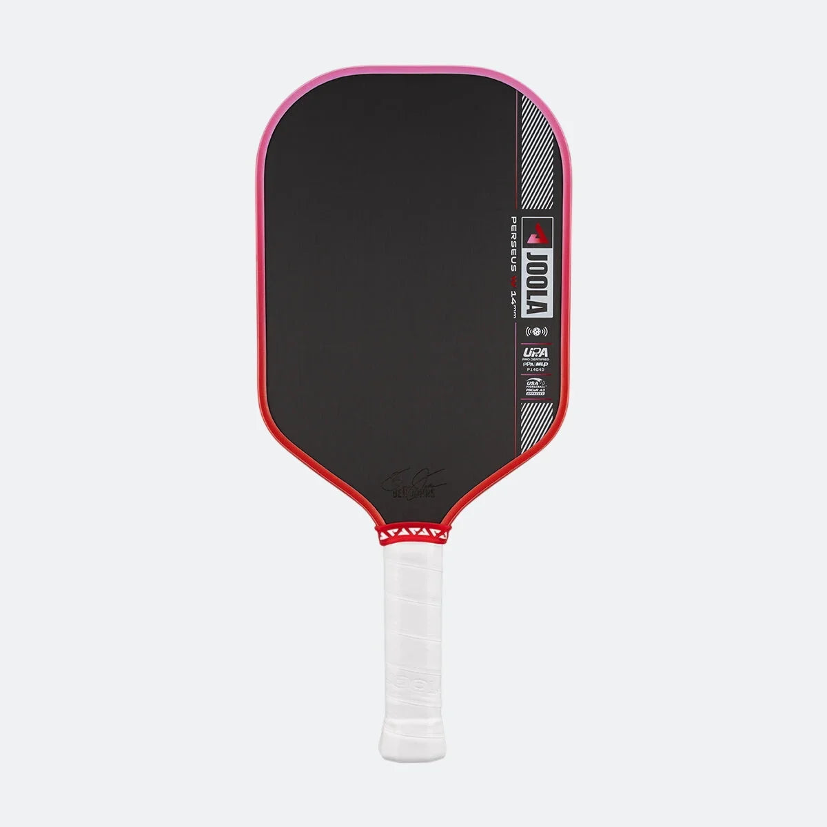 JOOLA Perseus Pro IV 14mm Pickleball Paddle - Tropical Red/Pink
