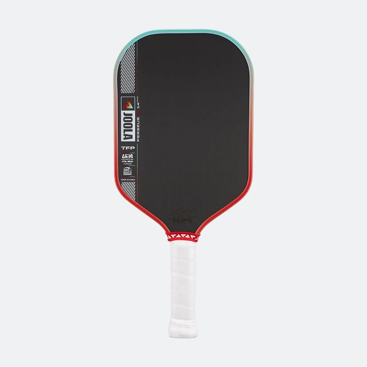 JOOLA Perseus Pro IV 14mm Pickleball Paddle - Tropical Red/Green