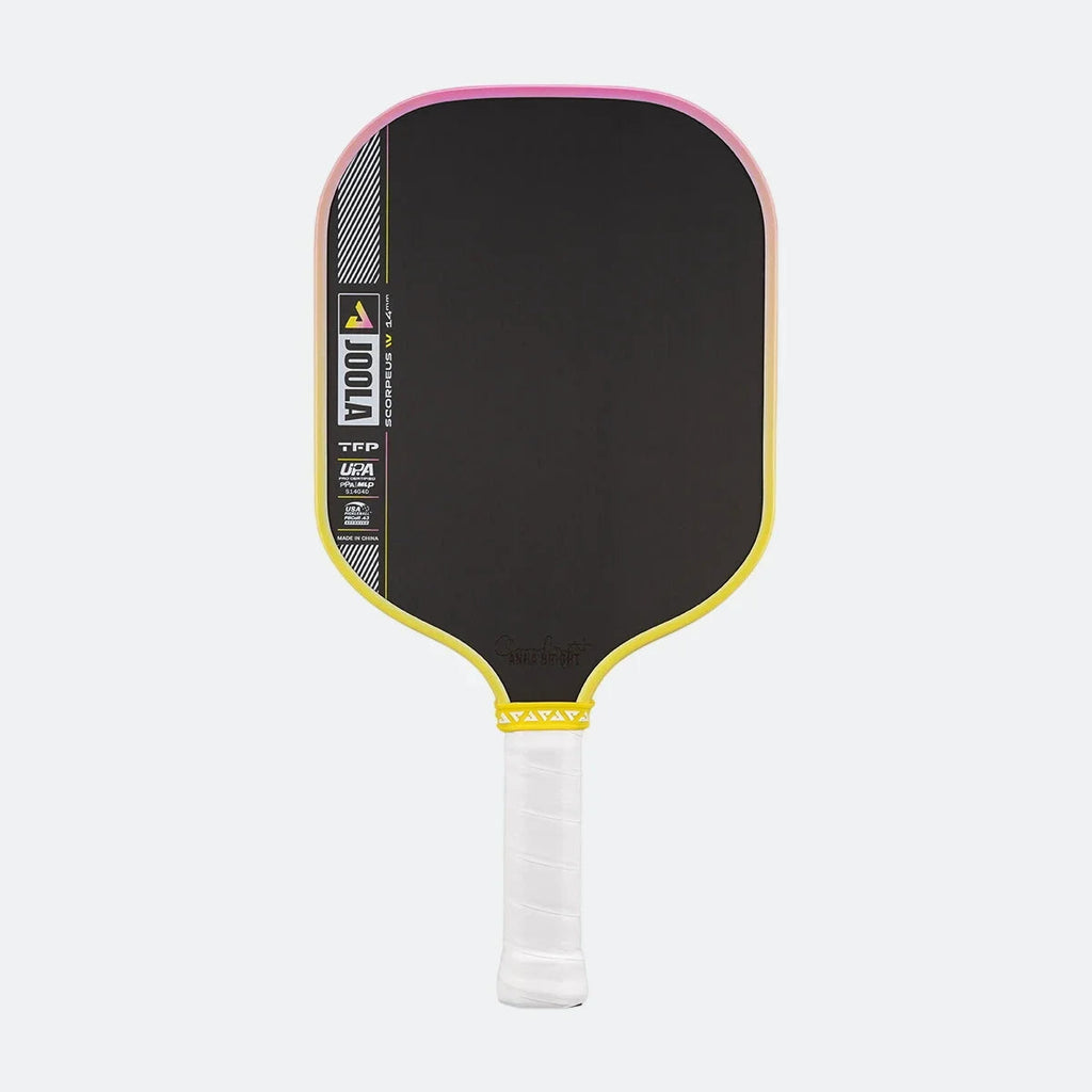 JOOLA Scorpeus Pro IV 14mm Pickleball Paddle - Tropical Yellow/Pink