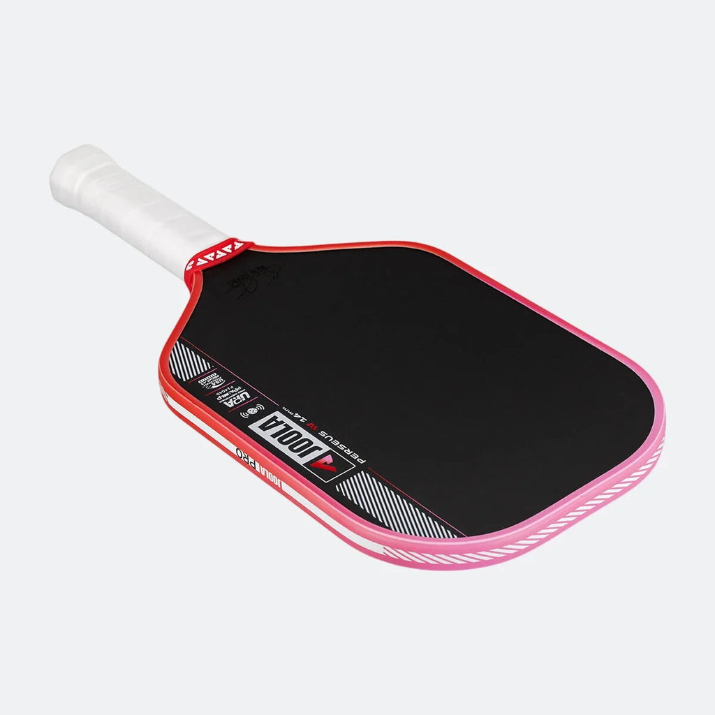 JOOLA Perseus Pro IV 14mm Pickleball Paddle - Tropical Red/Pink